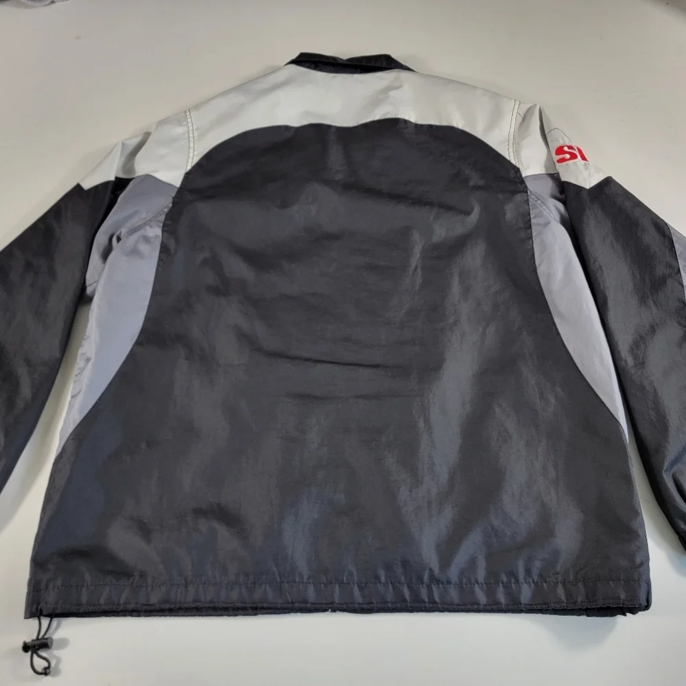 Reebok New Orleans Saints Windbreaker Size Large used full zip jacket NFL